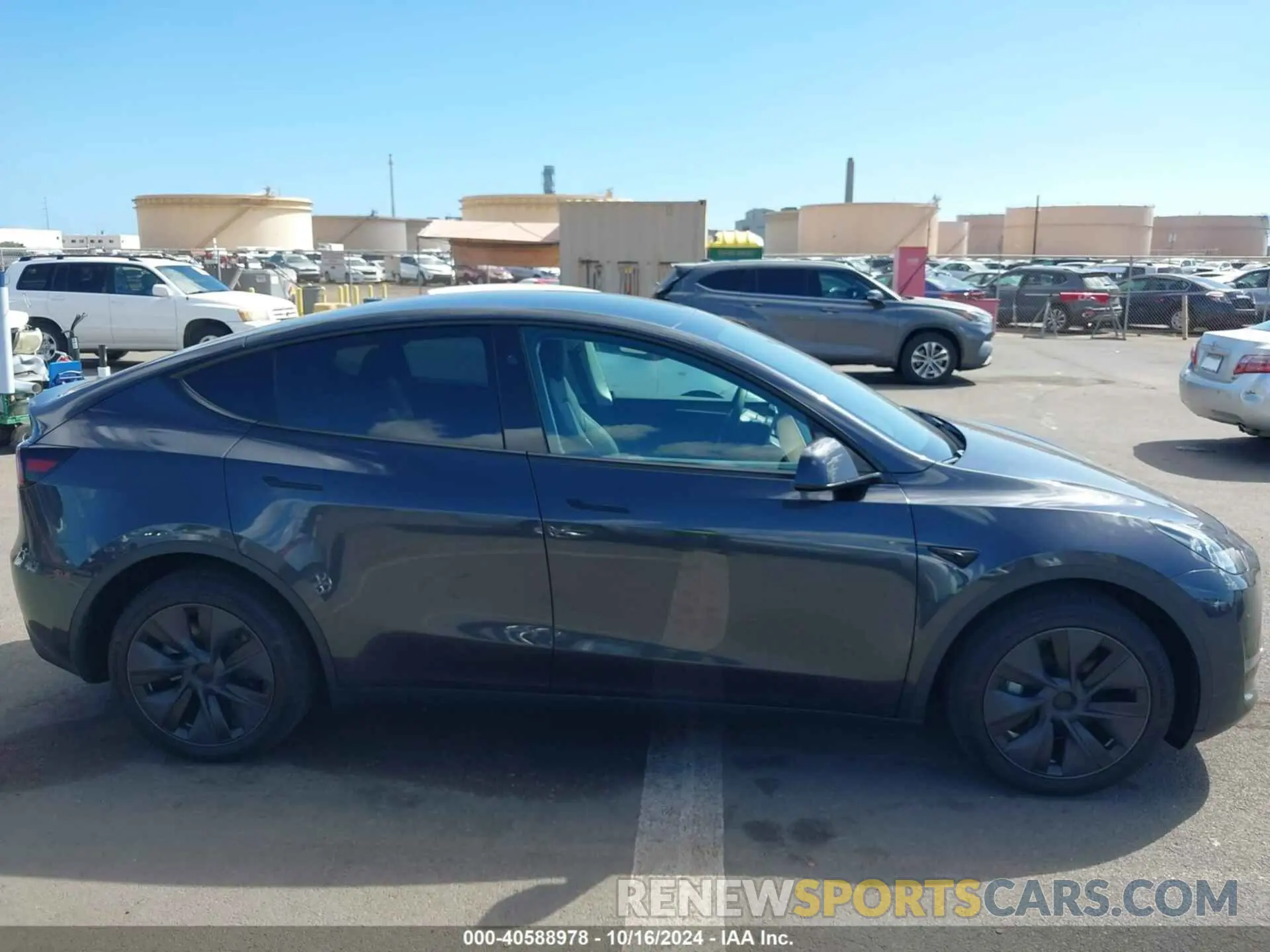 14 fotografías del automóvil dañado 7SAYGDEE6RF183836 TESLA MODEL Y 2024
