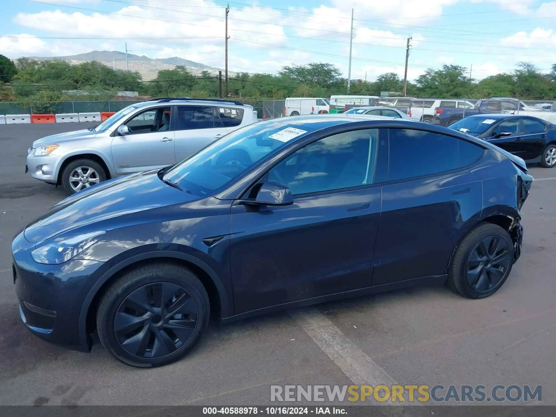 6 fotografías del automóvil dañado 7SAYGDEE6RF183836 TESLA MODEL Y 2024