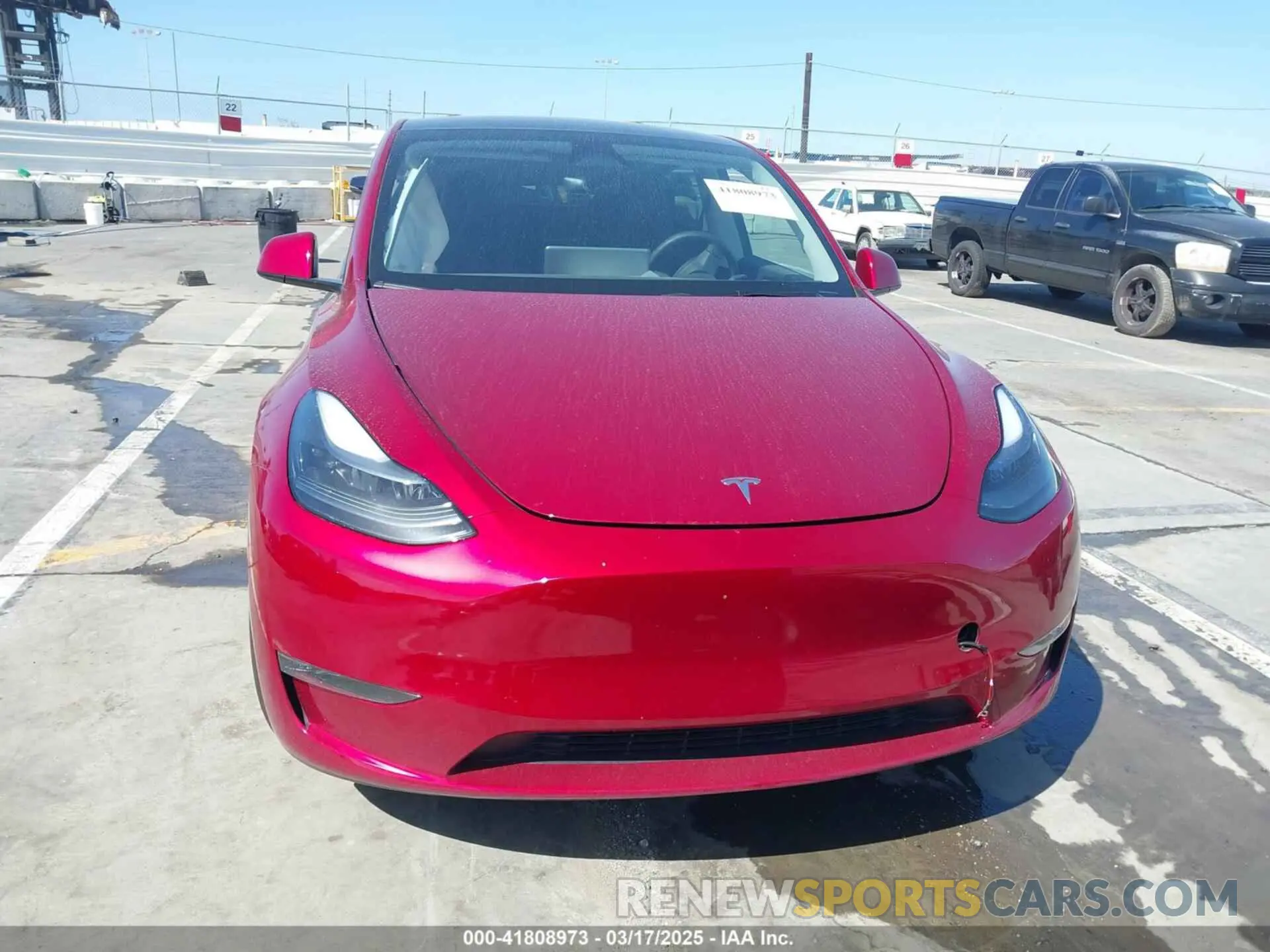 12 fotografías del automóvil dañado 7SAYGDEE6RF190947 TESLA MODEL Y 2024