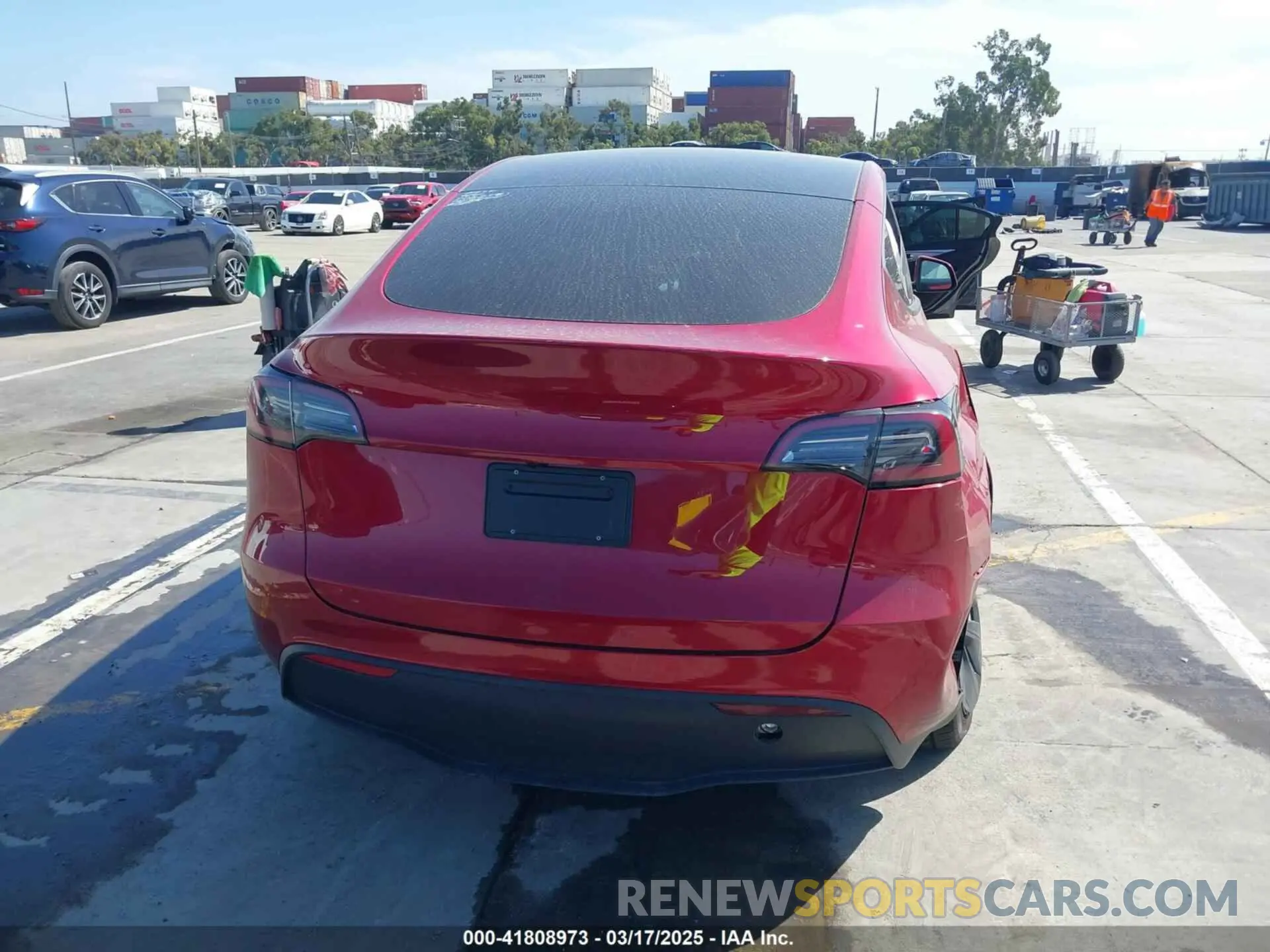 16 fotografías del automóvil dañado 7SAYGDEE6RF190947 TESLA MODEL Y 2024
