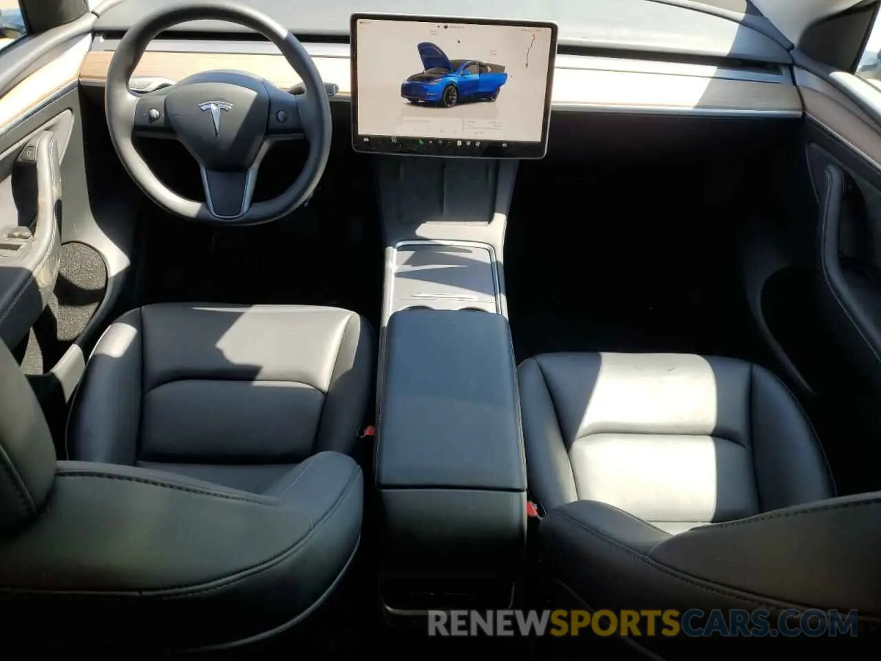 8 fotografías del automóvil dañado 7SAYGDEE6RF988459 TESLA MODEL Y 2024