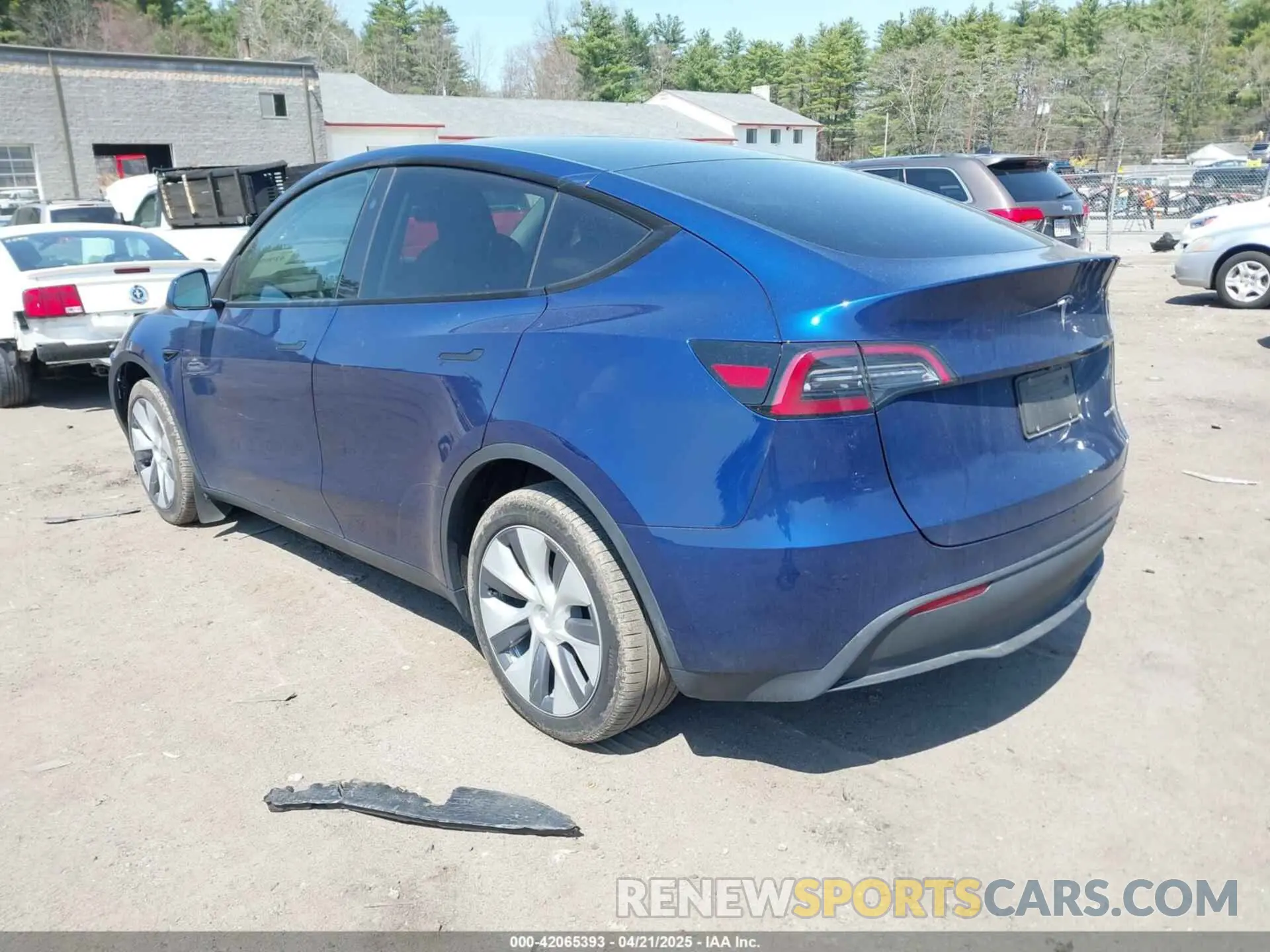 3 fotografías del automóvil dañado 7SAYGDEE7RA240977 TESLA MODEL Y 2024