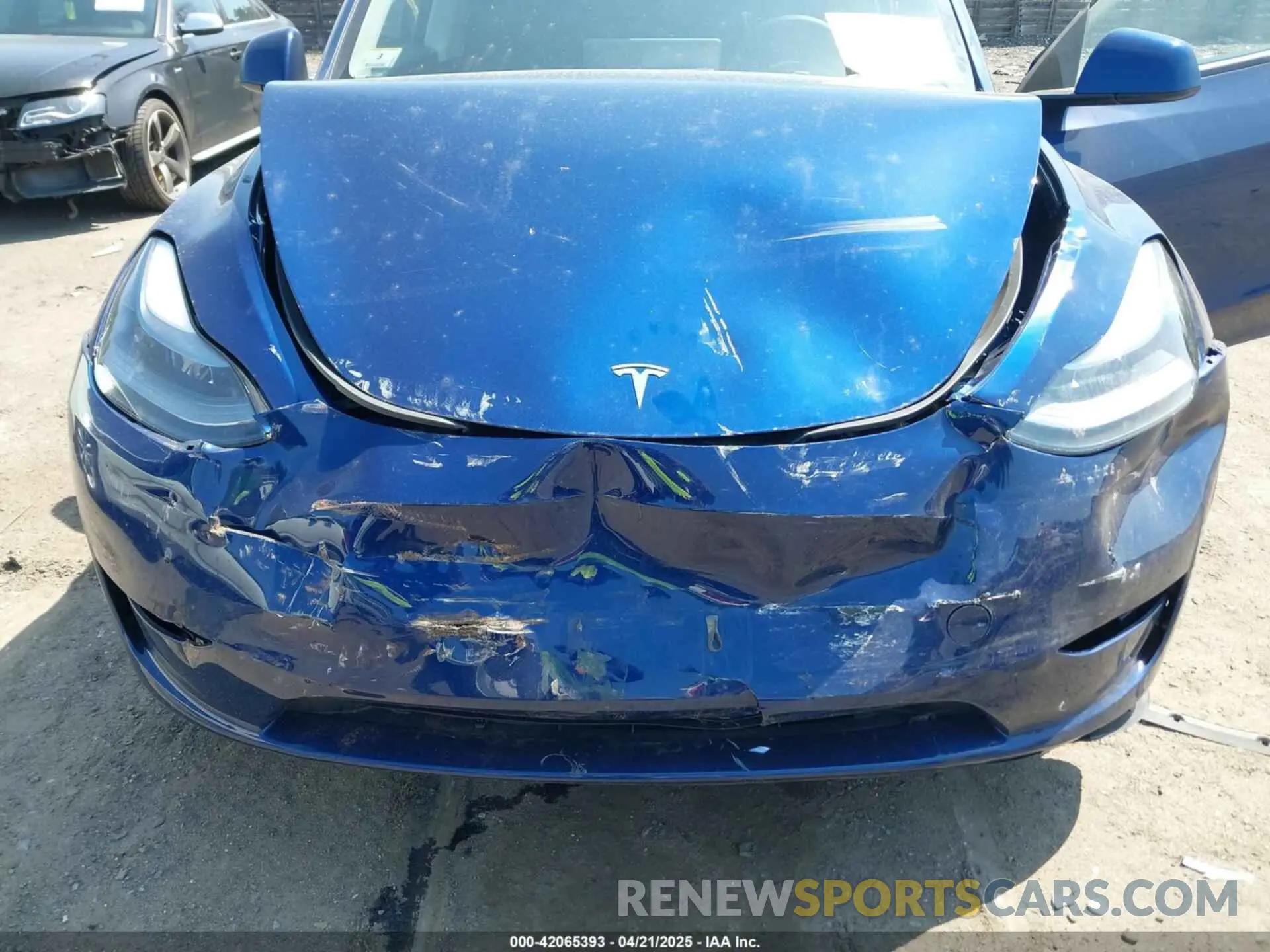 6 fotografías del automóvil dañado 7SAYGDEE7RA240977 TESLA MODEL Y 2024