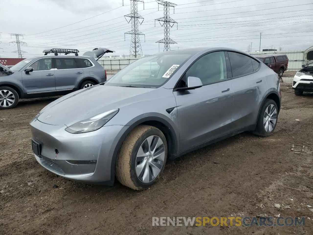 1 fotografías del automóvil dañado 7SAYGDEE7RA288057 TESLA MODEL Y 2024