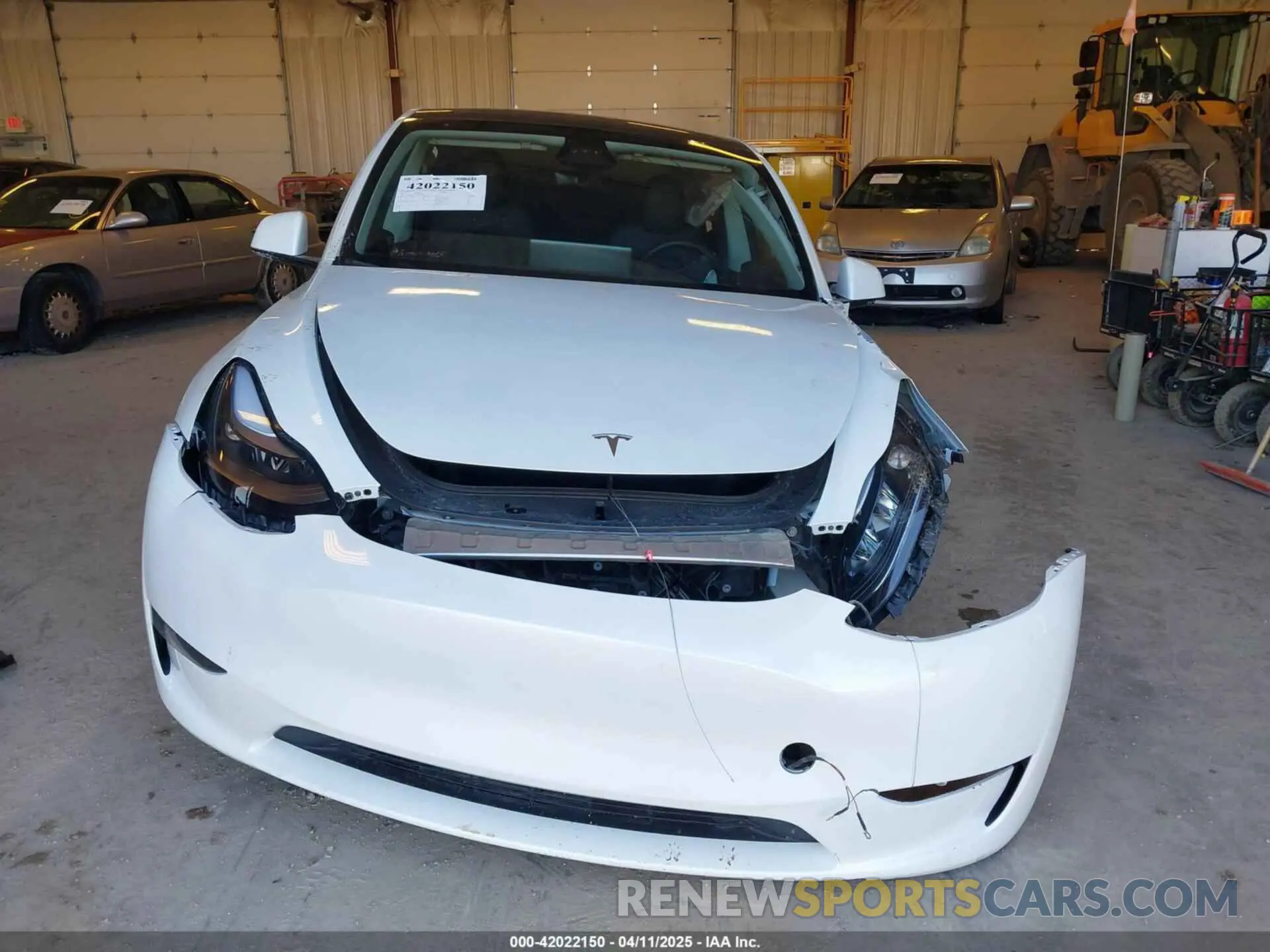 12 fotografías del automóvil dañado 7SAYGDEE7RA294649 TESLA MODEL Y 2024