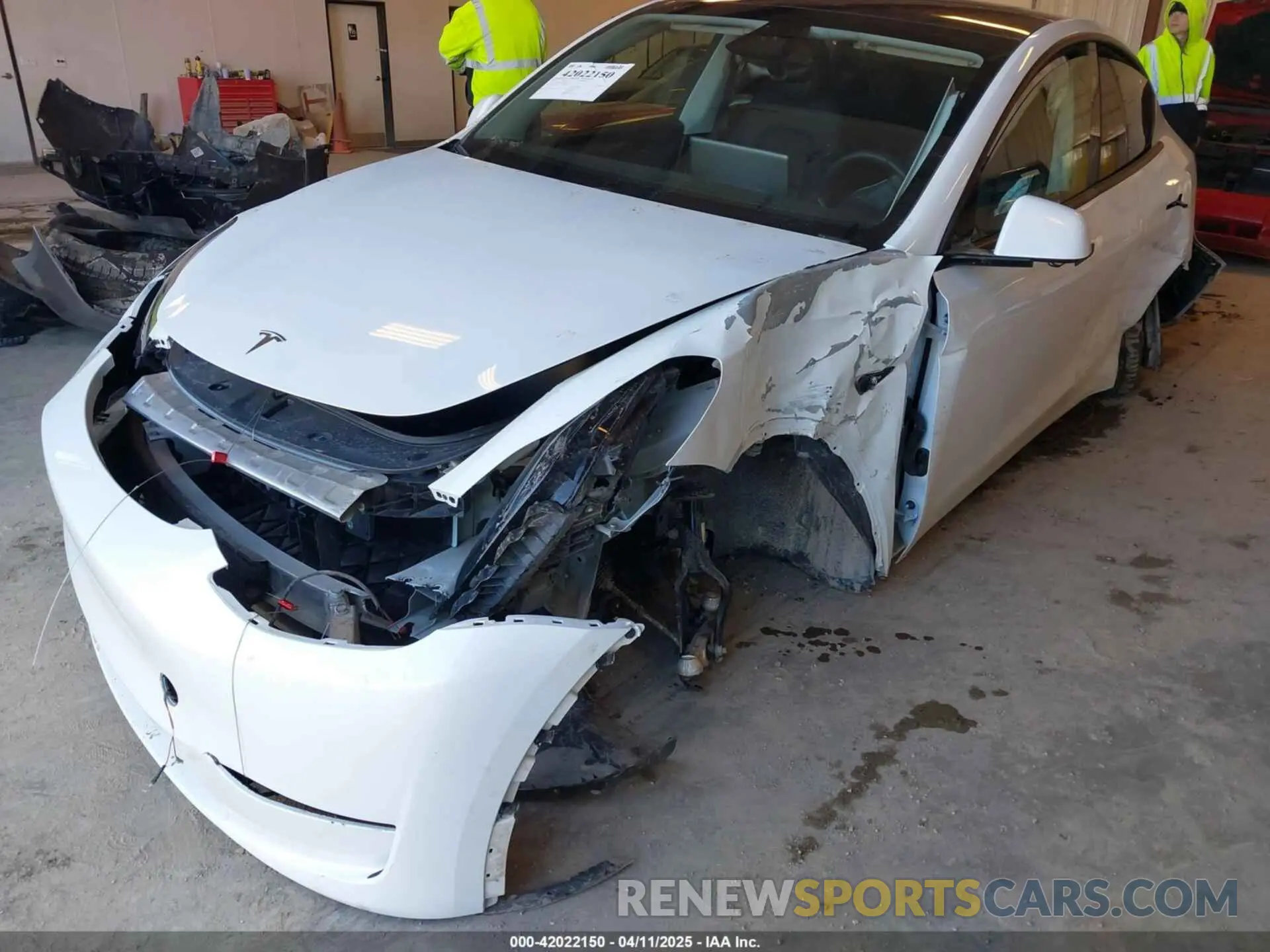 6 fotografías del automóvil dañado 7SAYGDEE7RA294649 TESLA MODEL Y 2024