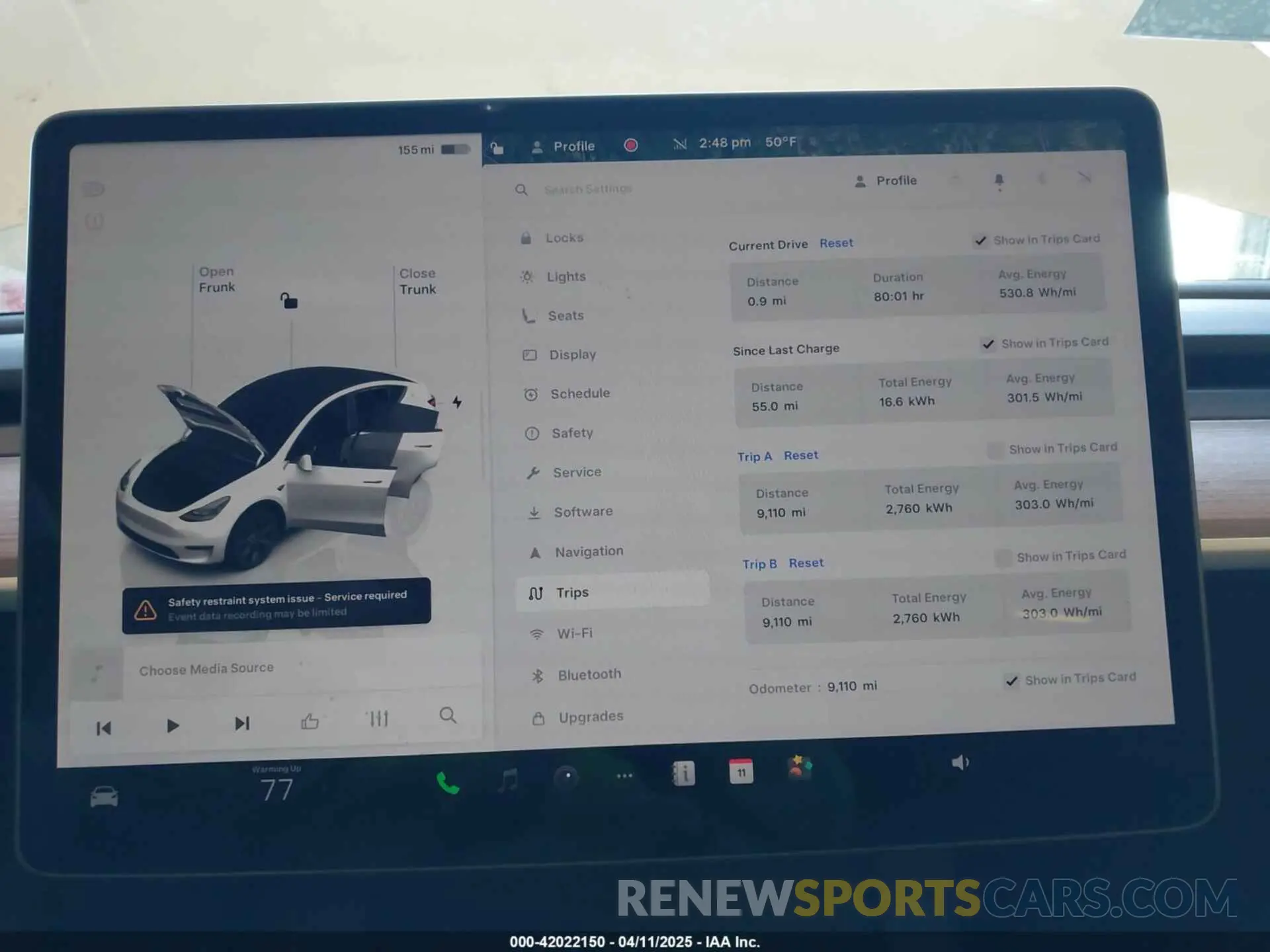 7 fotografías del automóvil dañado 7SAYGDEE7RA294649 TESLA MODEL Y 2024
