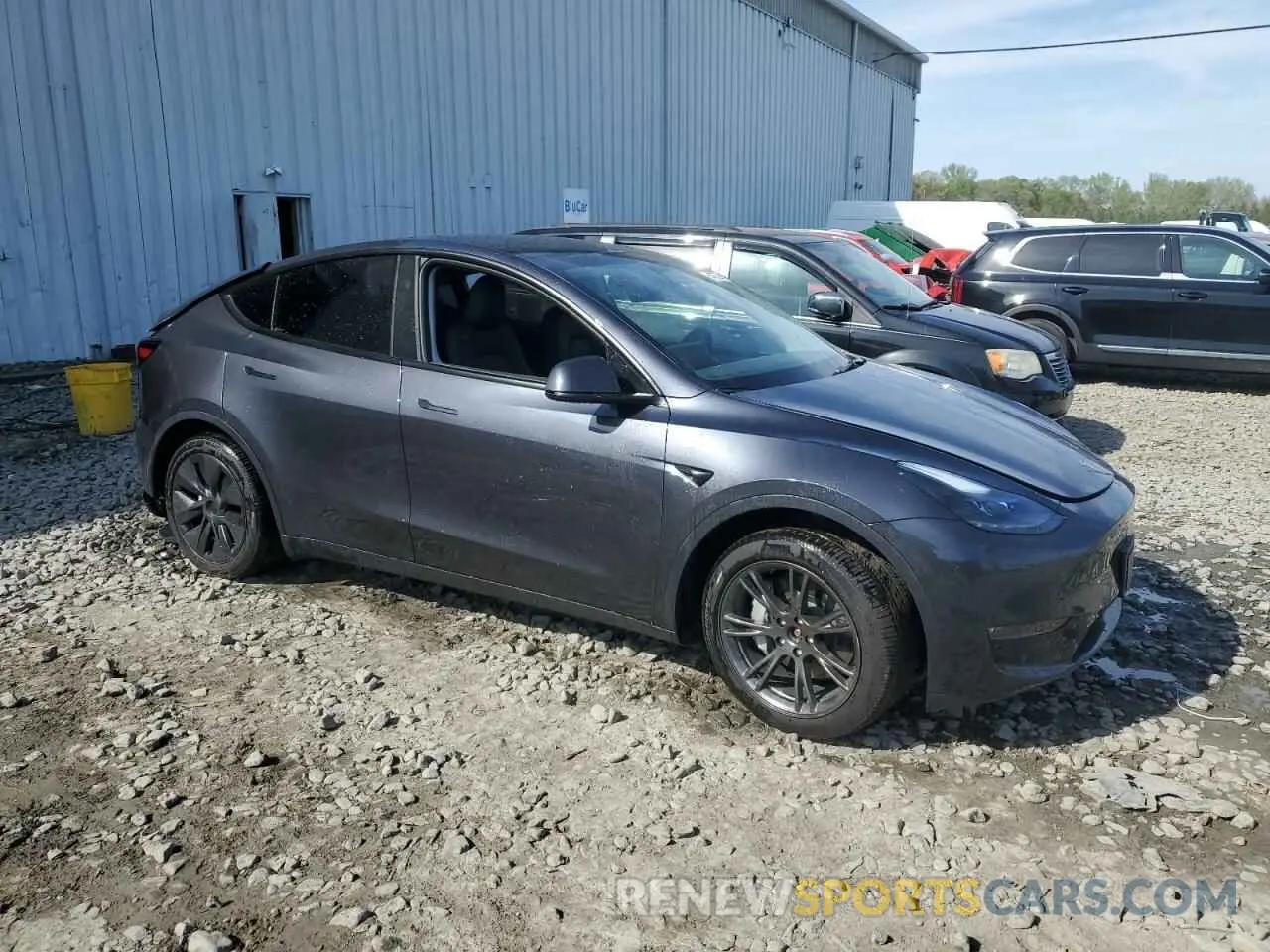 4 fotografías del automóvil dañado 7SAYGDEE7RA307013 TESLA MODEL Y 2024