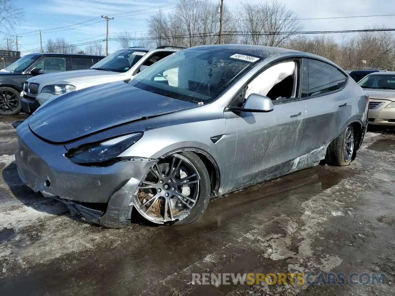 1 fotografías del automóvil dañado 7SAYGDEE7RA330095 TESLA MODEL Y 2024