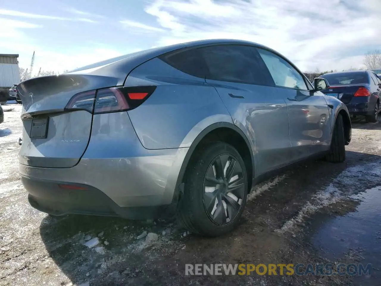 3 fotografías del automóvil dañado 7SAYGDEE7RA330095 TESLA MODEL Y 2024