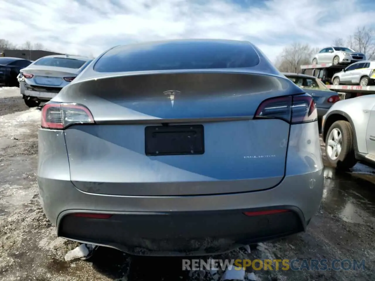 6 fotografías del automóvil dañado 7SAYGDEE7RA330095 TESLA MODEL Y 2024