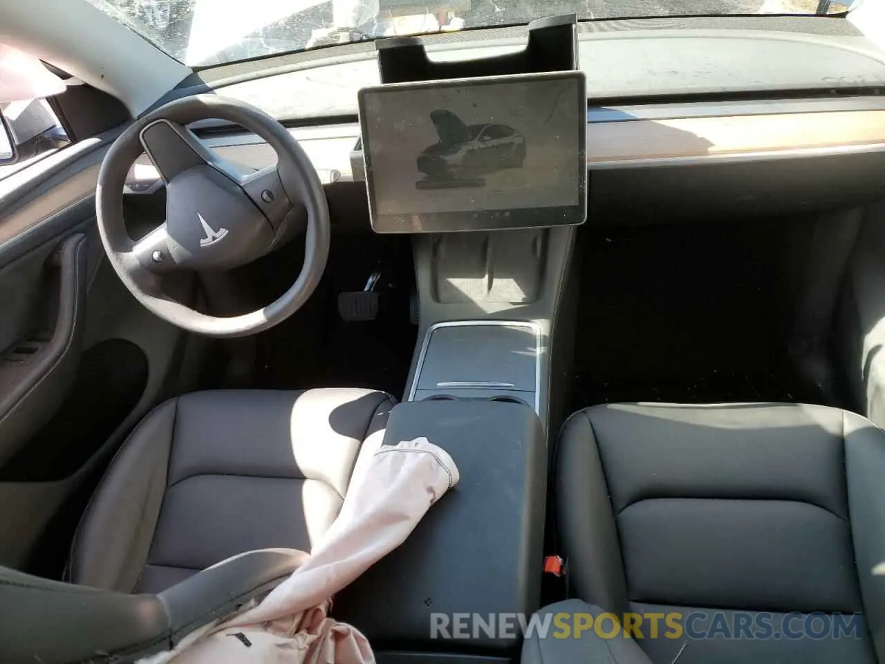 8 fotografías del automóvil dañado 7SAYGDEE7RA330095 TESLA MODEL Y 2024