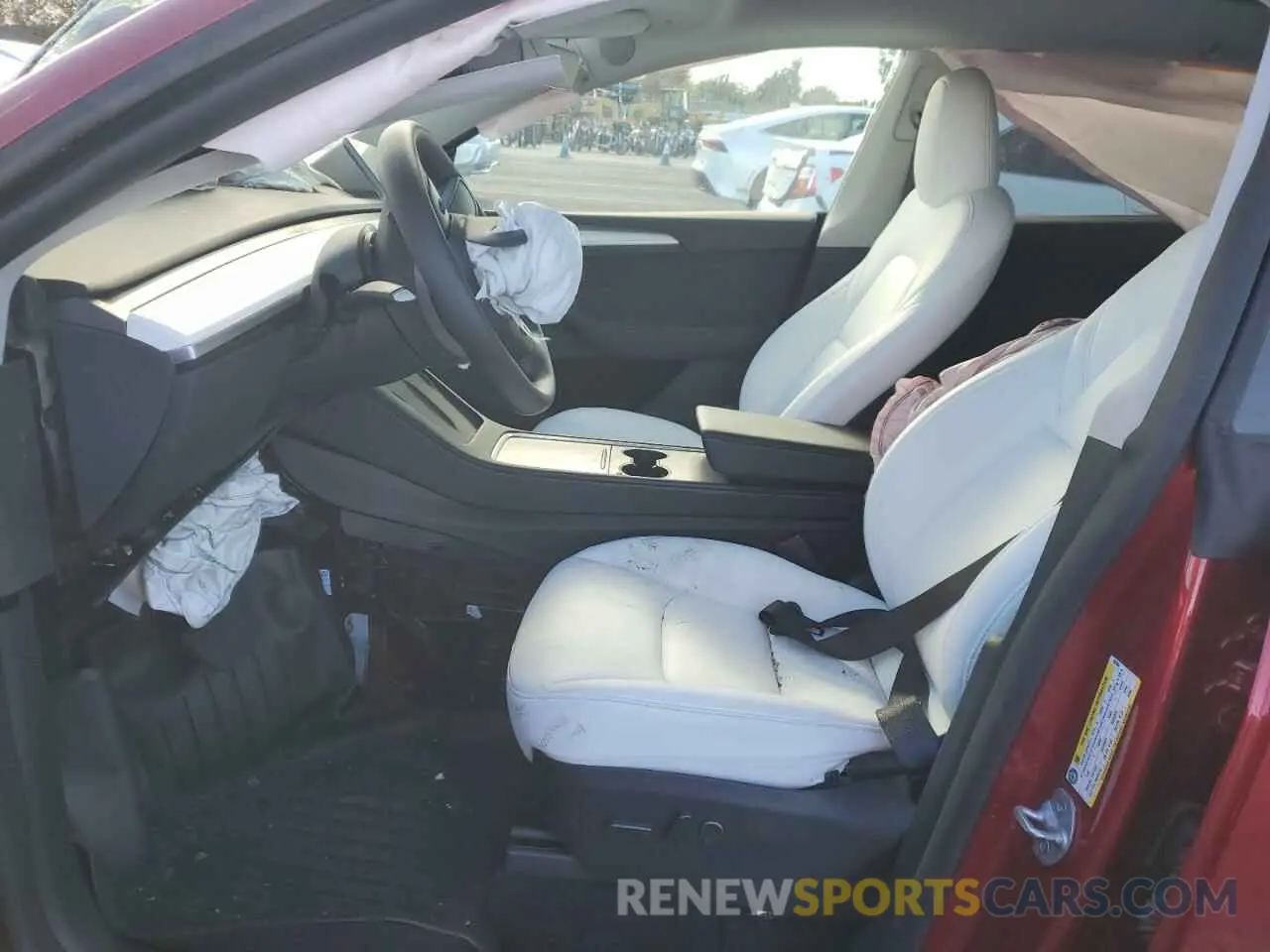 7 fotografías del automóvil dañado 7SAYGDEE7RF009984 TESLA MODEL Y 2024