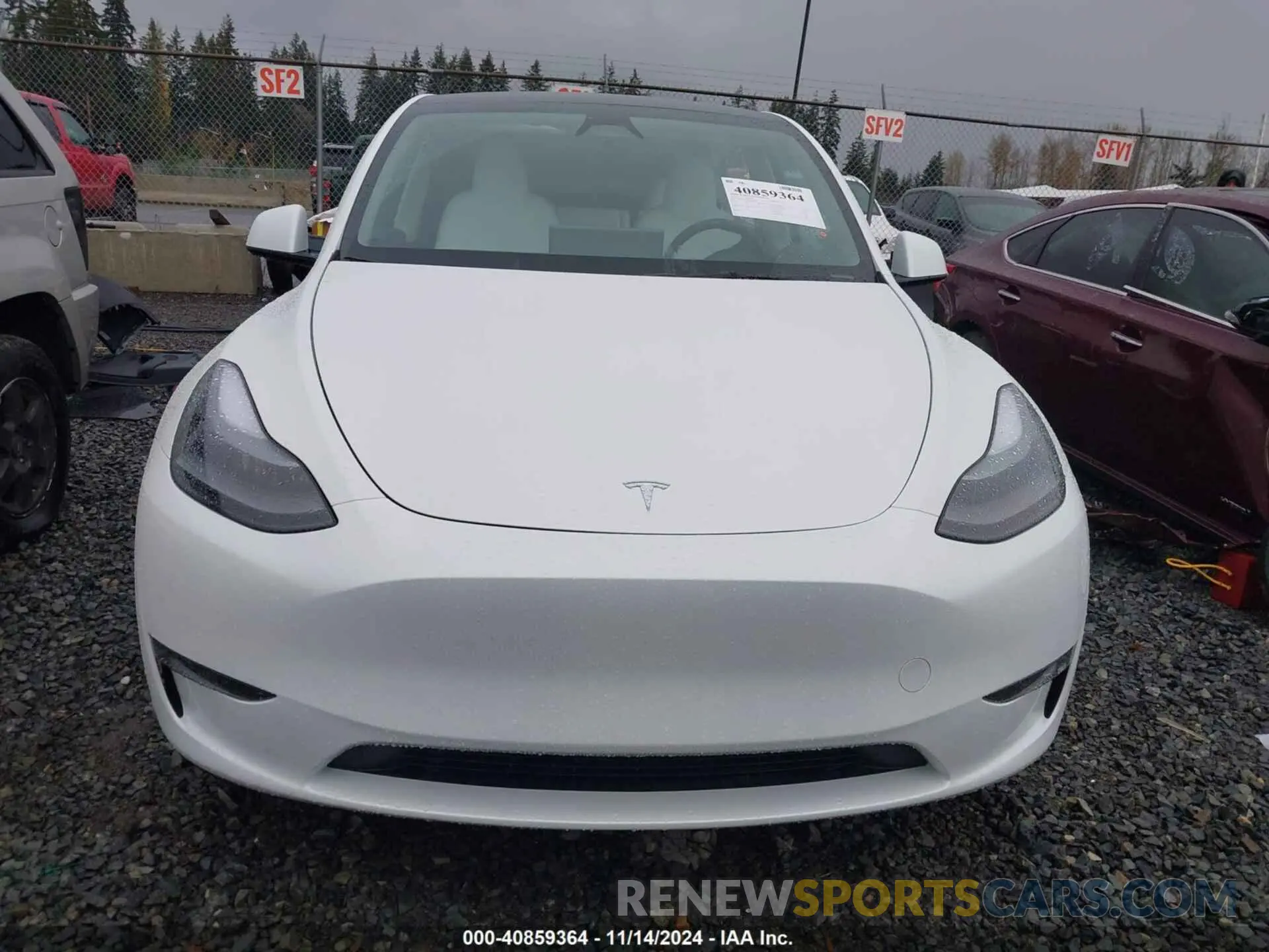 13 fotografías del automóvil dañado 7SAYGDEE7RF083700 TESLA MODEL Y 2024