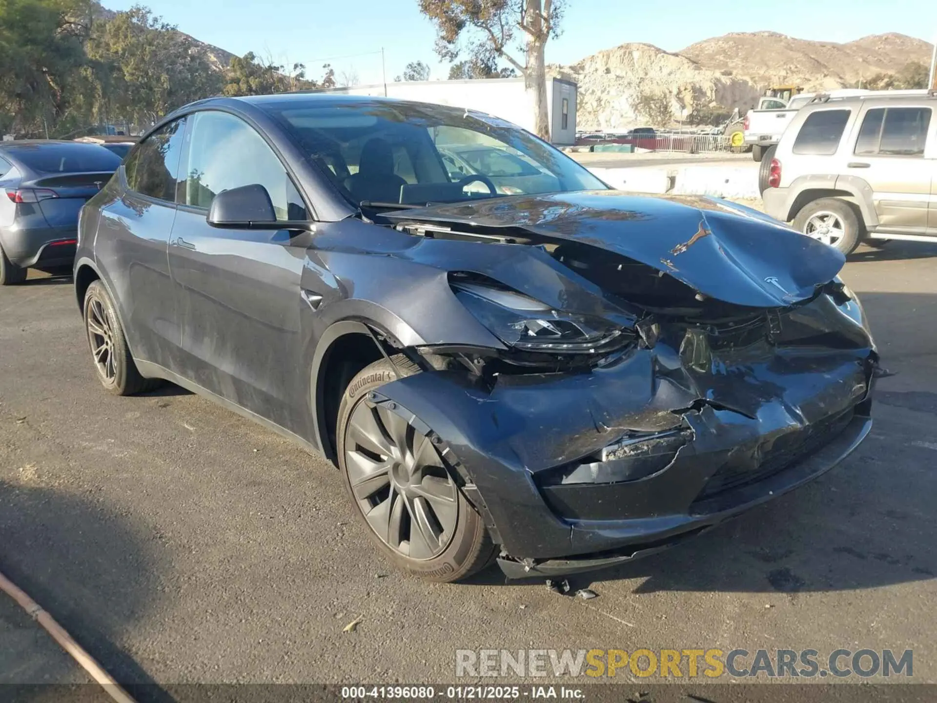 1 fotografías del automóvil dañado 7SAYGDEE7RF120759 TESLA MODEL Y 2024