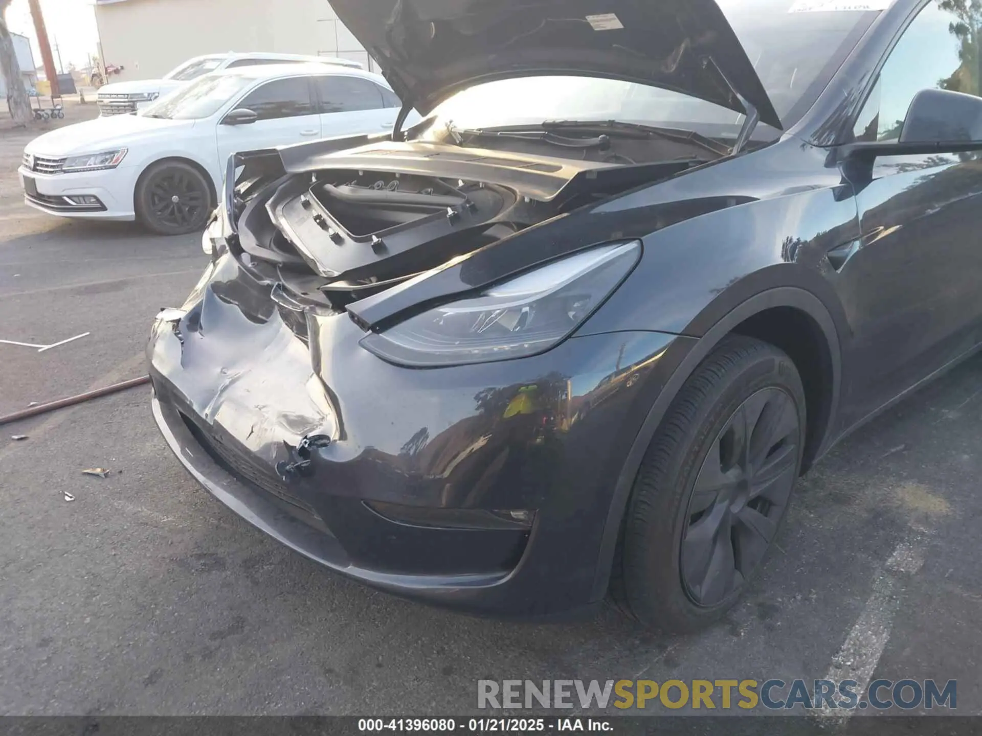 6 fotografías del automóvil dañado 7SAYGDEE7RF120759 TESLA MODEL Y 2024