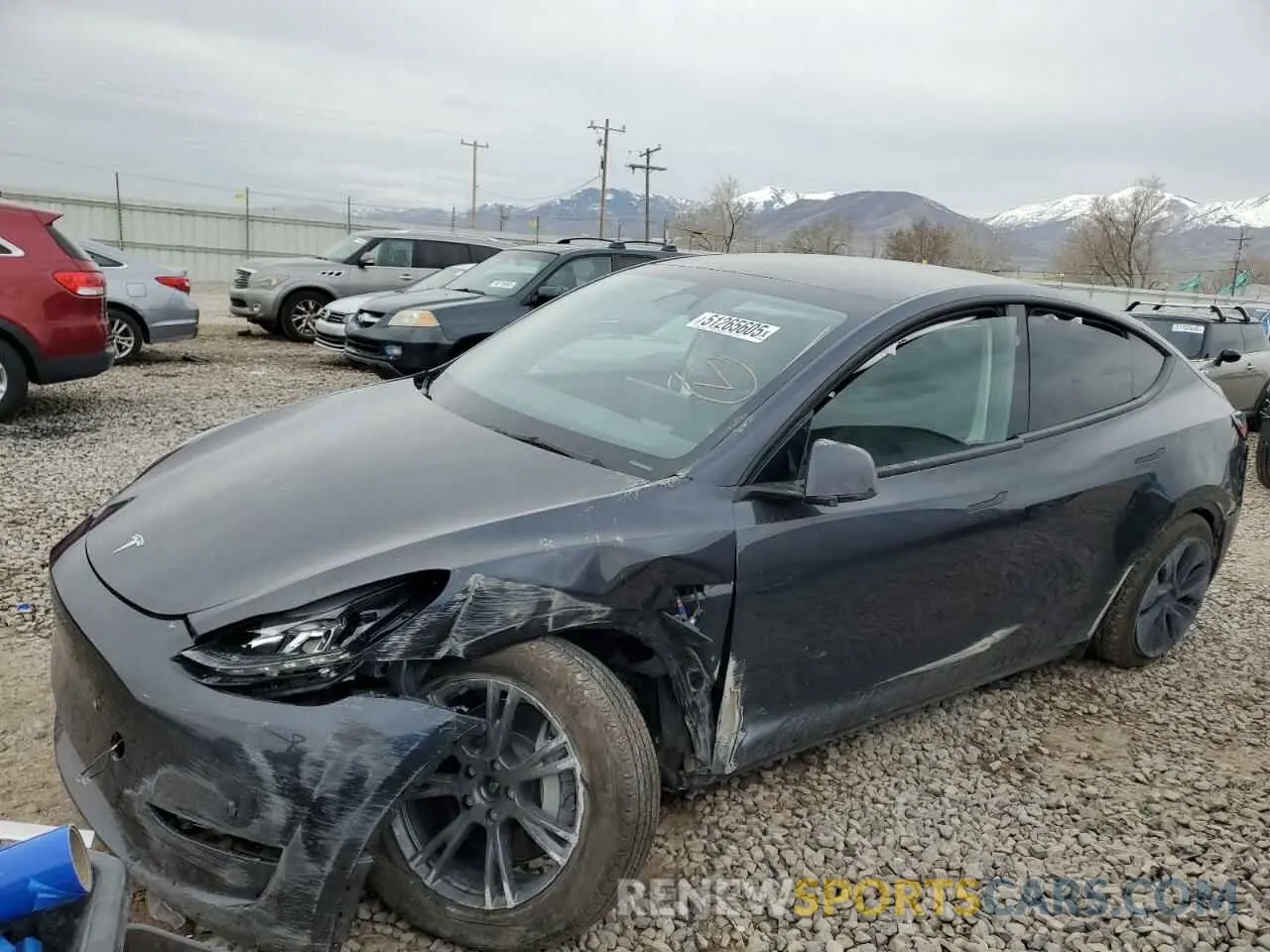 1 fotografías del automóvil dañado 7SAYGDEE7RF158721 TESLA MODEL Y 2024