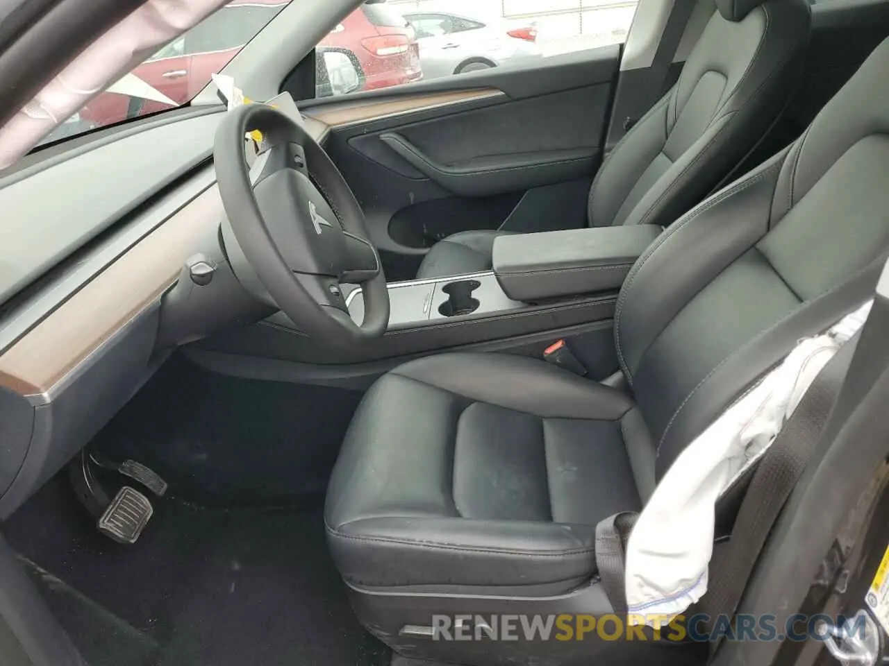 7 fotografías del automóvil dañado 7SAYGDEE7RF158721 TESLA MODEL Y 2024