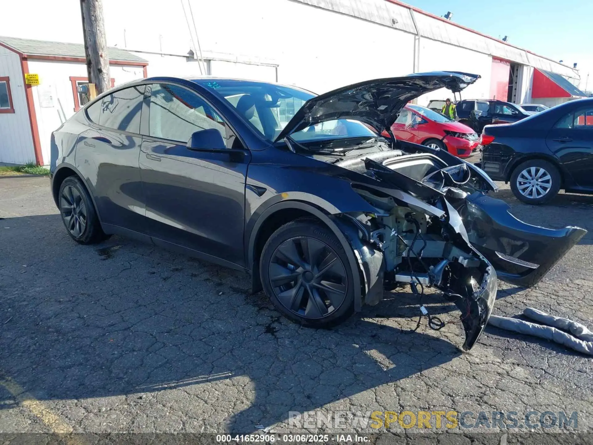1 fotografías del automóvil dañado 7SAYGDEE7RF192920 TESLA MODEL Y 2024