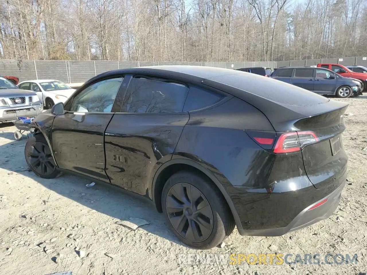 2 fotografías del automóvil dañado 7SAYGDEE7RF200983 TESLA MODEL Y 2024