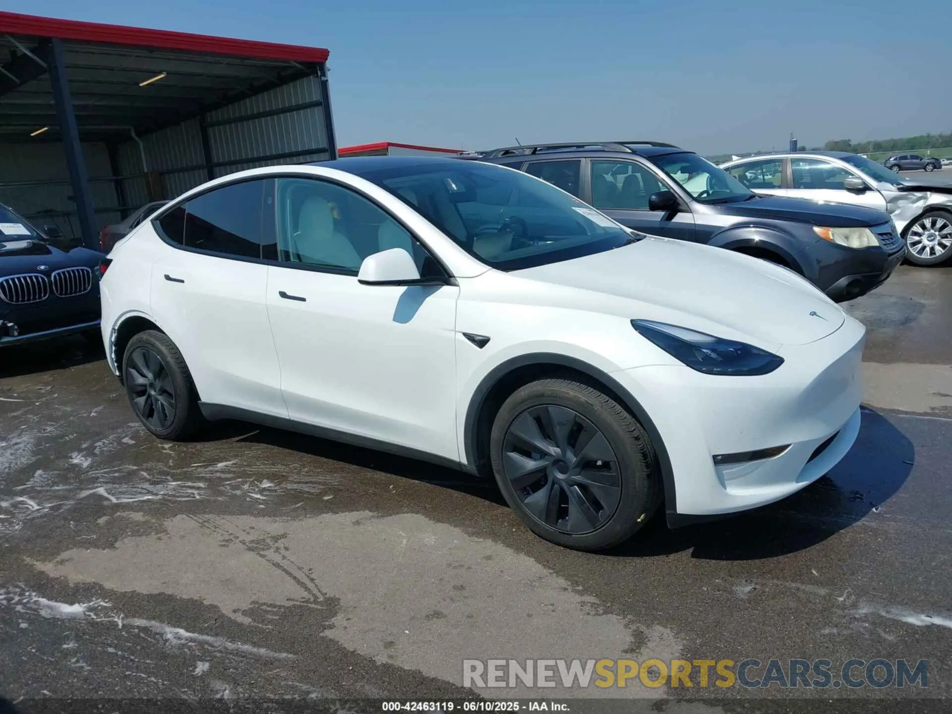 1 fotografías del automóvil dañado 7SAYGDEE7RF202104 TESLA MODEL Y 2024