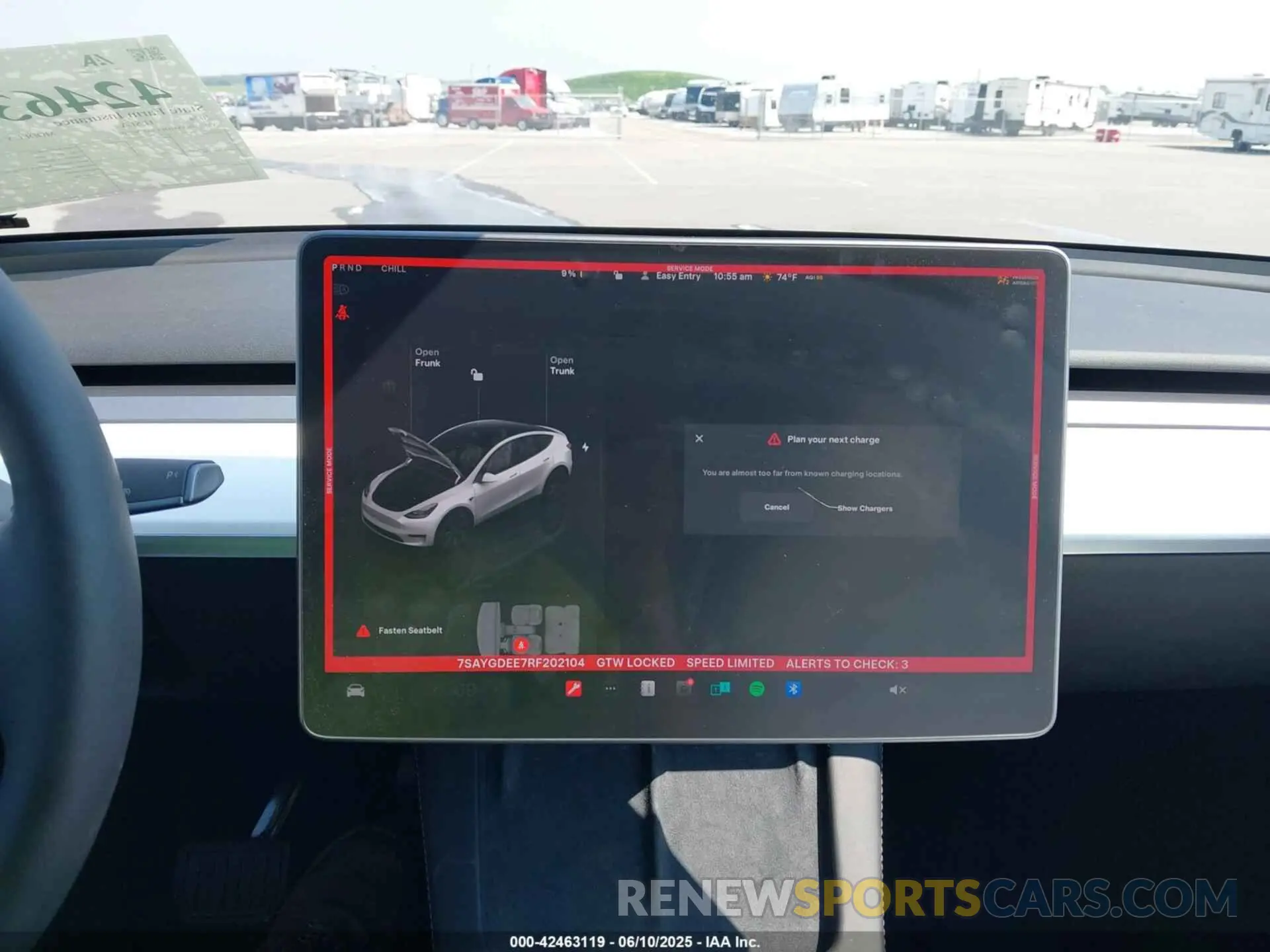 19 fotografías del automóvil dañado 7SAYGDEE7RF202104 TESLA MODEL Y 2024