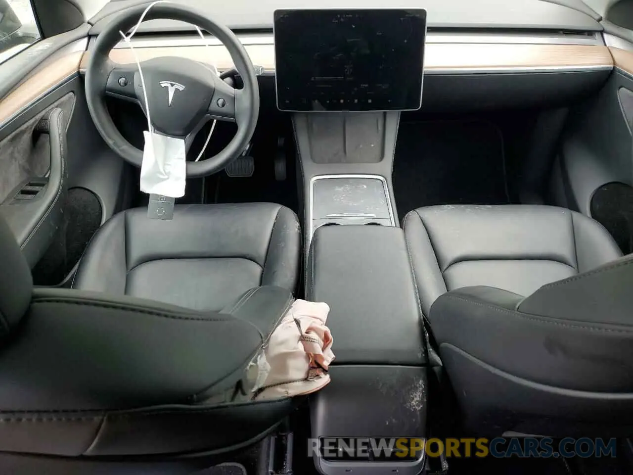 8 fotografías del automóvil dañado 7SAYGDEE7RF985344 TESLA MODEL Y 2024