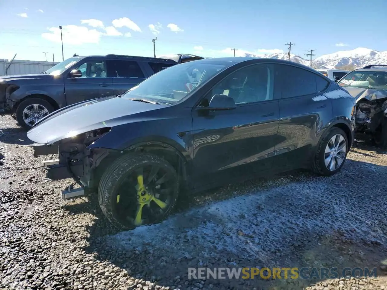 1 fotografías del automóvil dañado 7SAYGDEE8RA234184 TESLA MODEL Y 2024