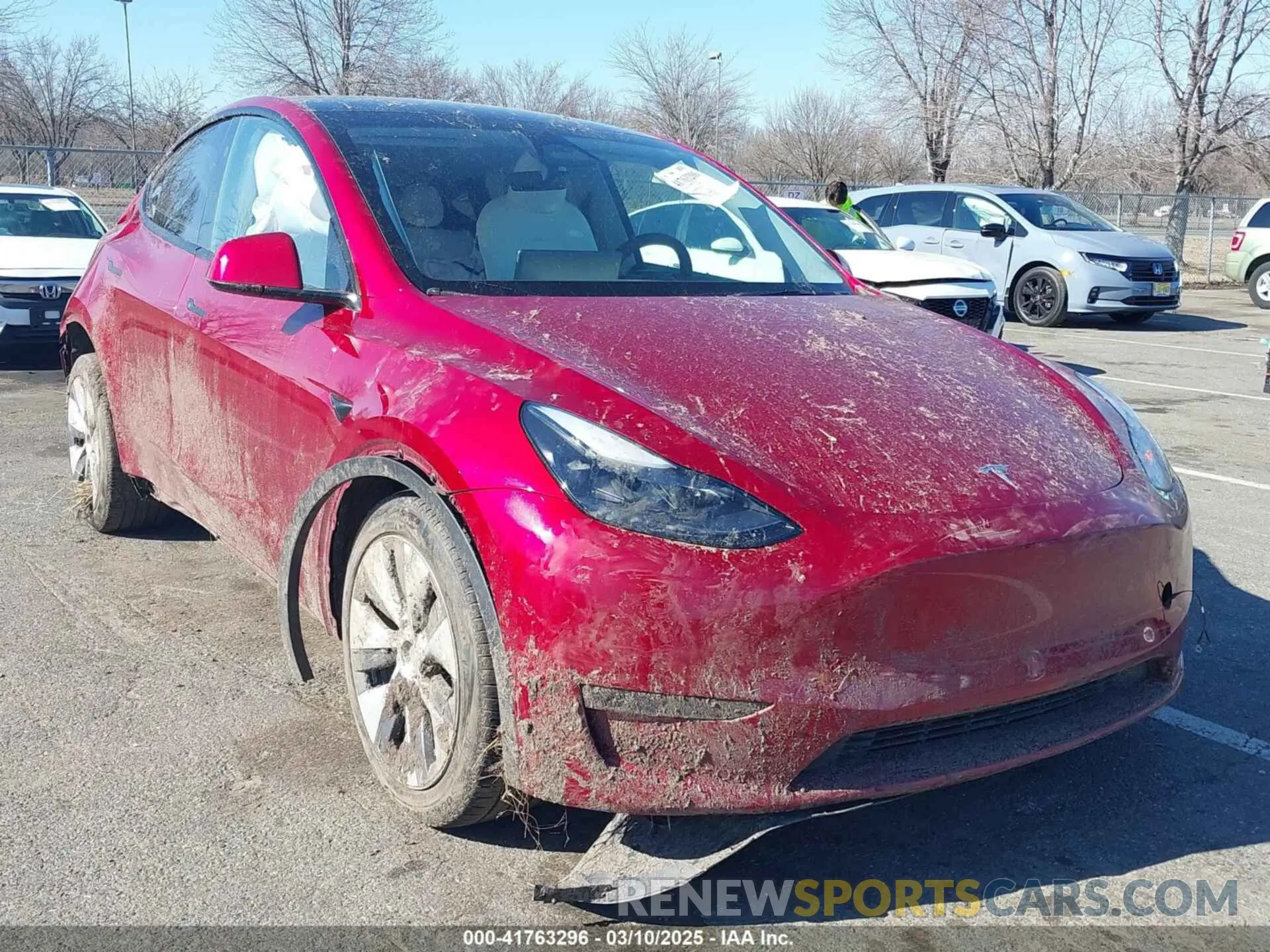 1 fotografías del automóvil dañado 7SAYGDEE8RA259585 TESLA MODEL Y 2024