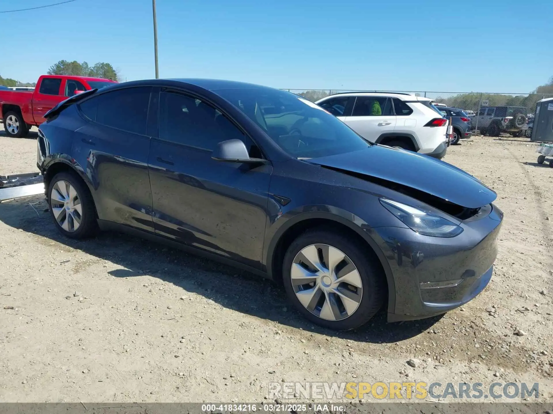 1 fotografías del automóvil dañado 7SAYGDEE8RA262082 TESLA MODEL Y 2024