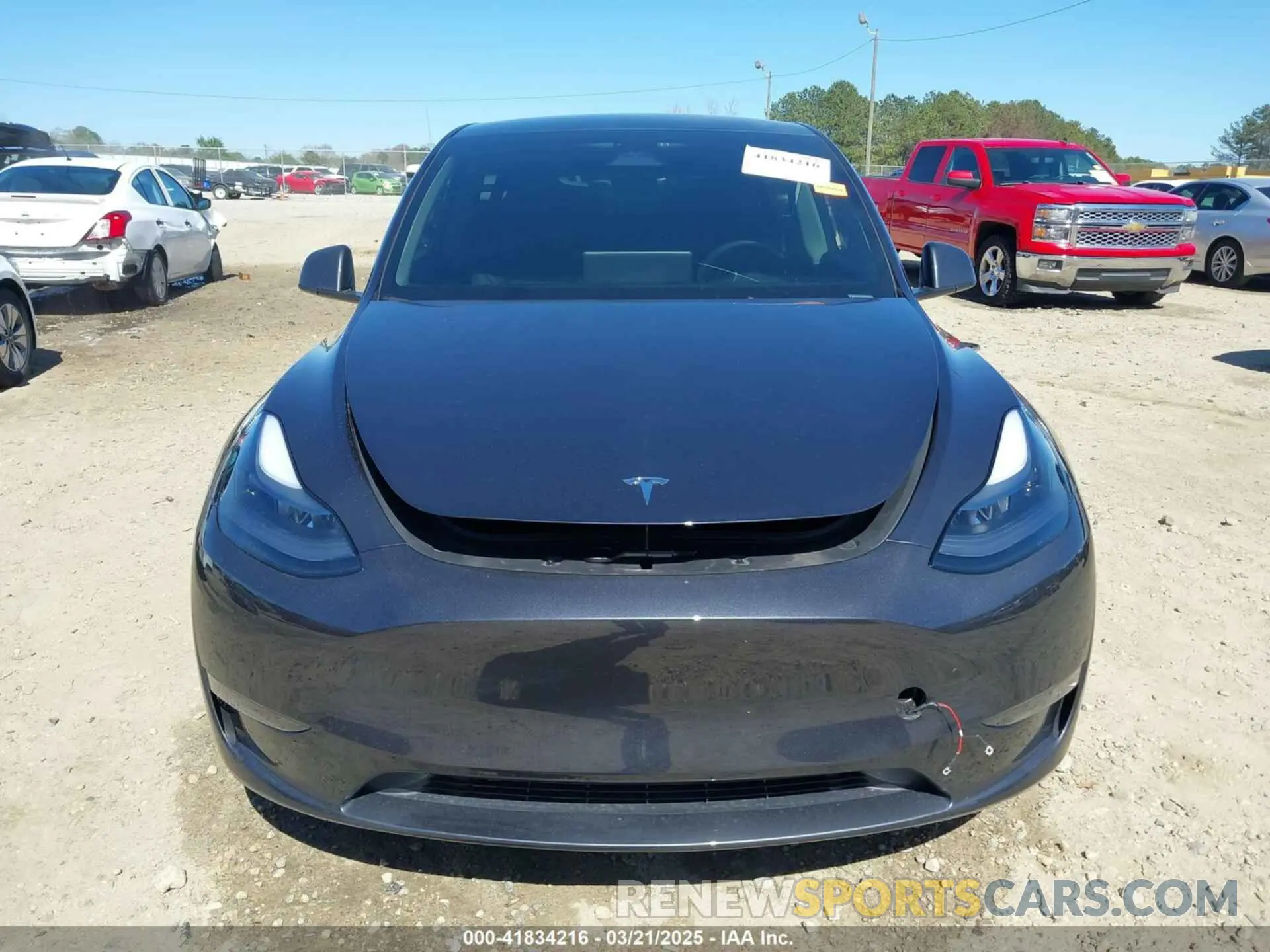 13 fotografías del automóvil dañado 7SAYGDEE8RA262082 TESLA MODEL Y 2024