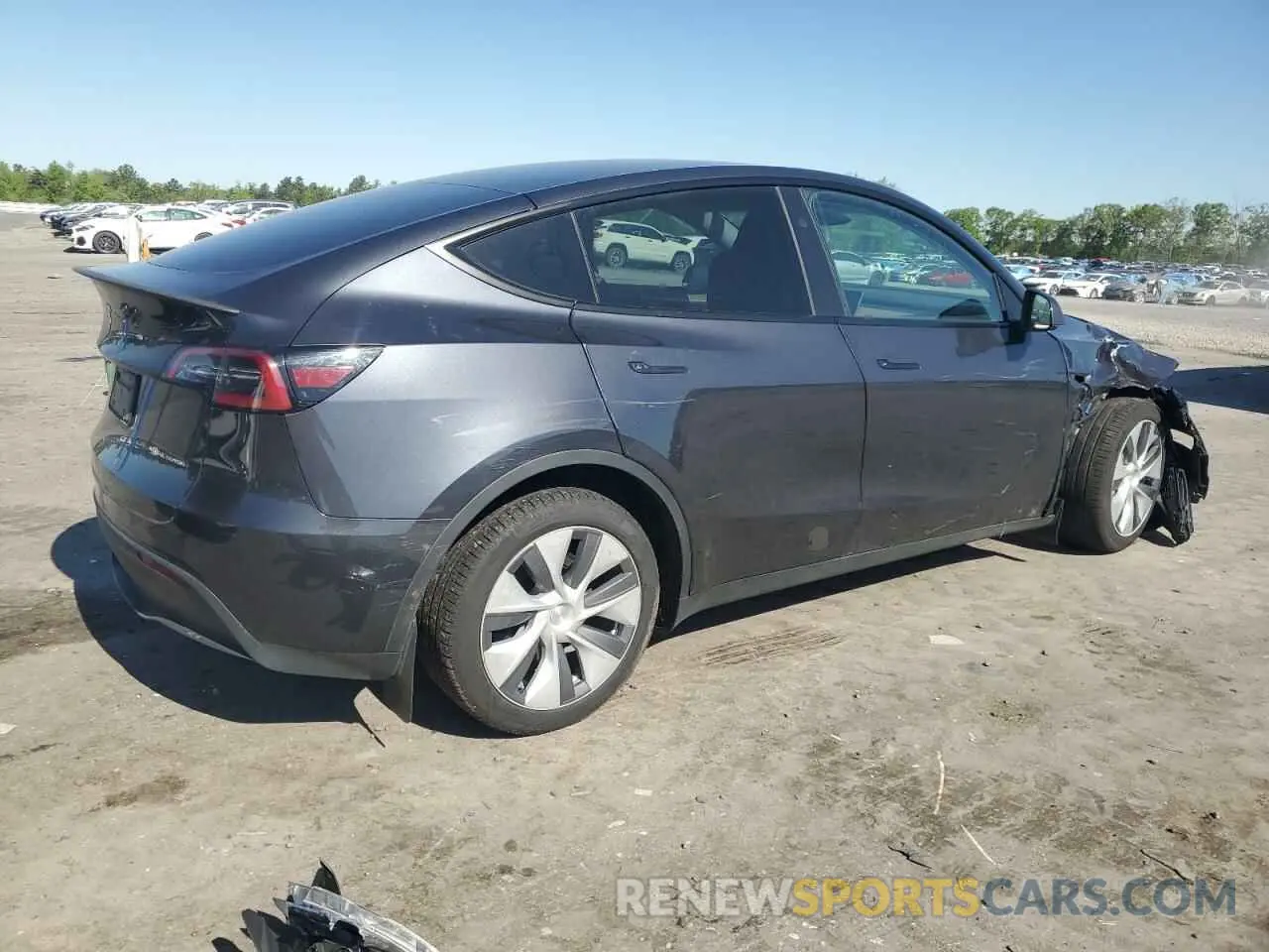 3 fotografías del automóvil dañado 7SAYGDEE8RA276936 TESLA MODEL Y 2024