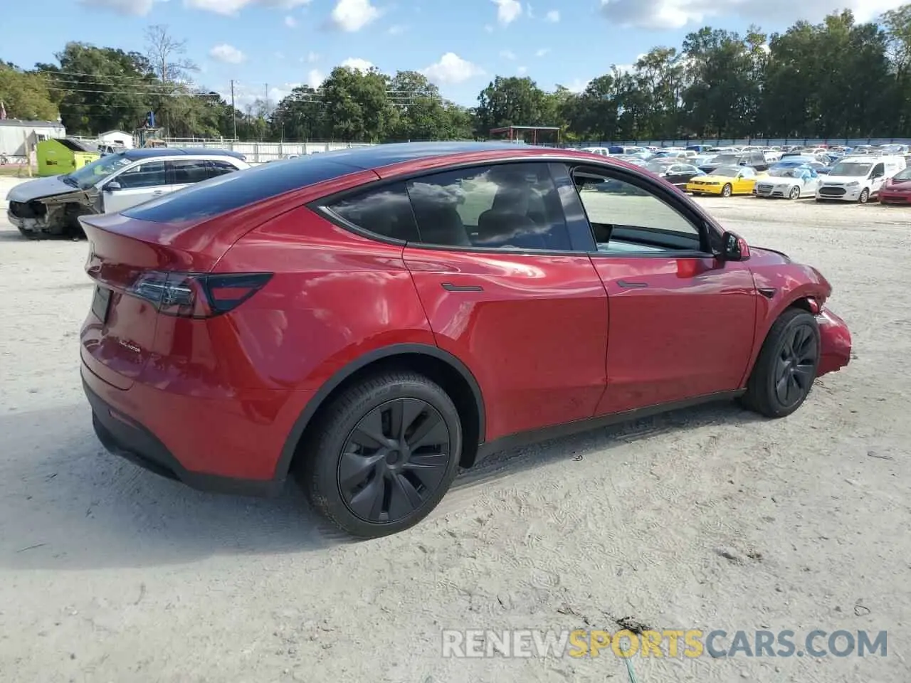 3 fotografías del automóvil dañado 7SAYGDEE8RA307991 TESLA MODEL Y 2024