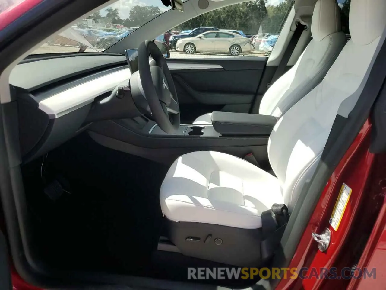 7 fotografías del automóvil dañado 7SAYGDEE8RA307991 TESLA MODEL Y 2024