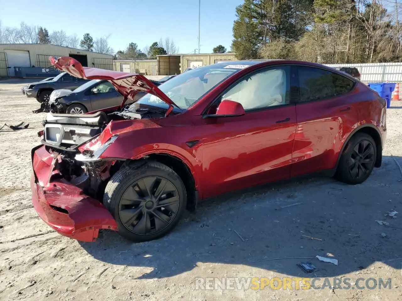 1 fotografías del automóvil dañado 7SAYGDEE8RA308557 TESLA MODEL Y 2024