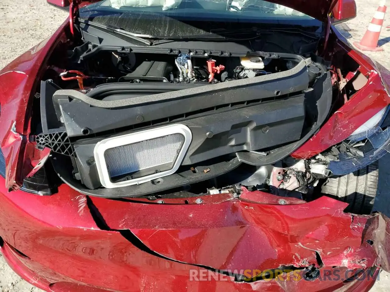 11 fotografías del automóvil dañado 7SAYGDEE8RA308557 TESLA MODEL Y 2024