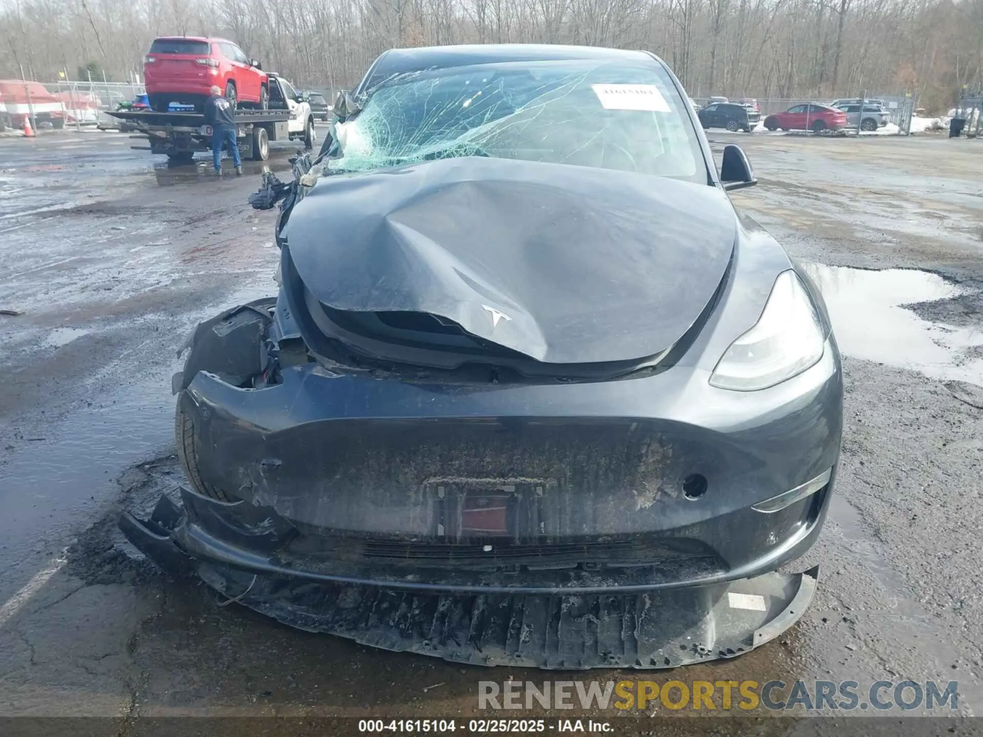 12 fotografías del automóvil dañado 7SAYGDEE8RF084936 TESLA MODEL Y 2024
