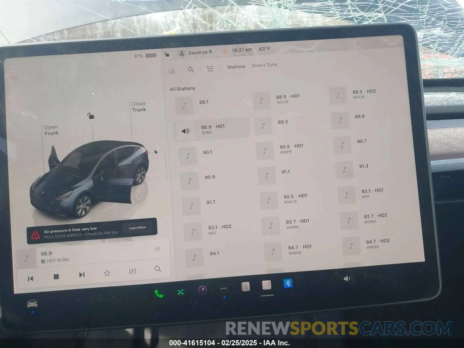 18 fotografías del automóvil dañado 7SAYGDEE8RF084936 TESLA MODEL Y 2024