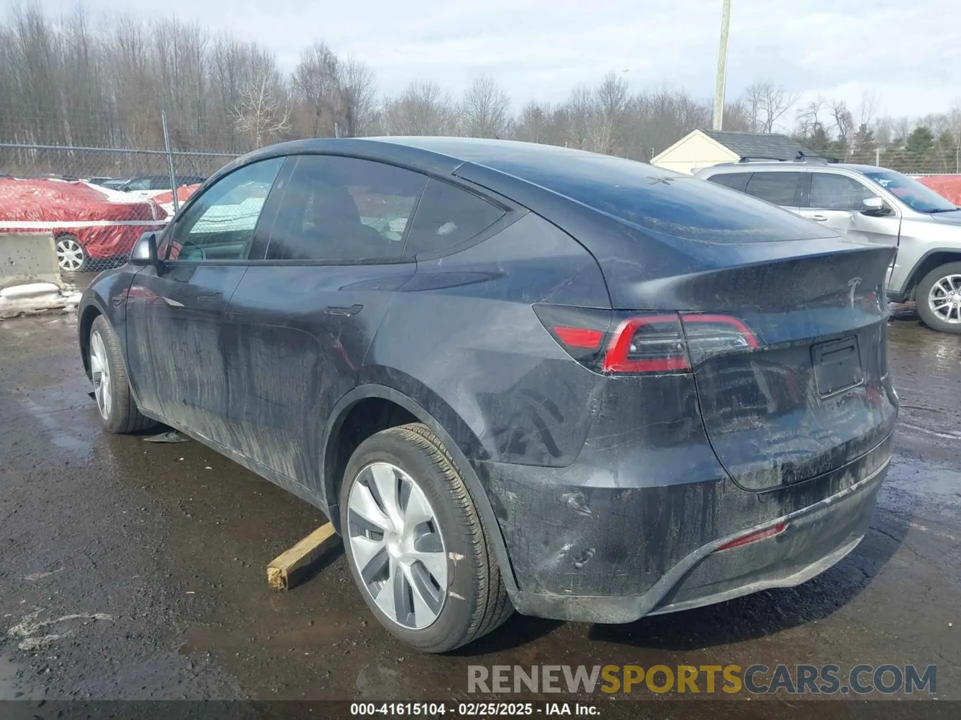 3 fotografías del automóvil dañado 7SAYGDEE8RF084936 TESLA MODEL Y 2024