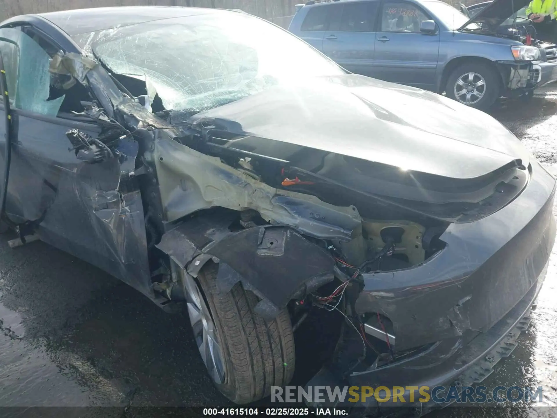 6 fotografías del automóvil dañado 7SAYGDEE8RF084936 TESLA MODEL Y 2024