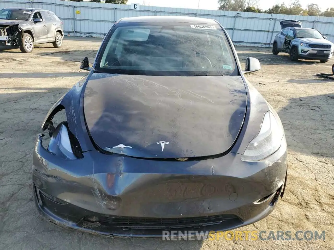 5 fotografías del automóvil dañado 7SAYGDEE8RF119829 TESLA MODEL Y 2024