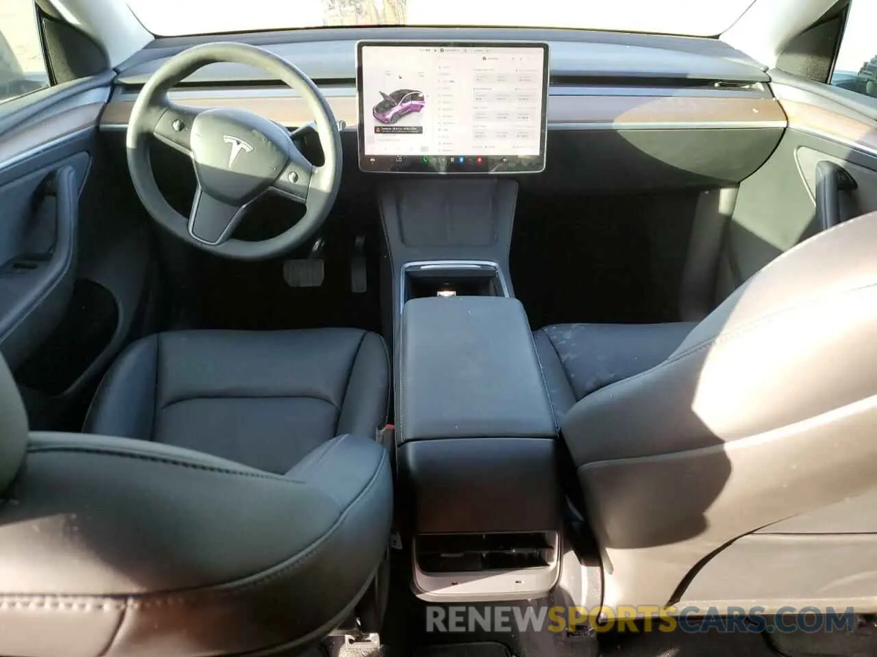 8 fotografías del automóvil dañado 7SAYGDEE8RF119829 TESLA MODEL Y 2024