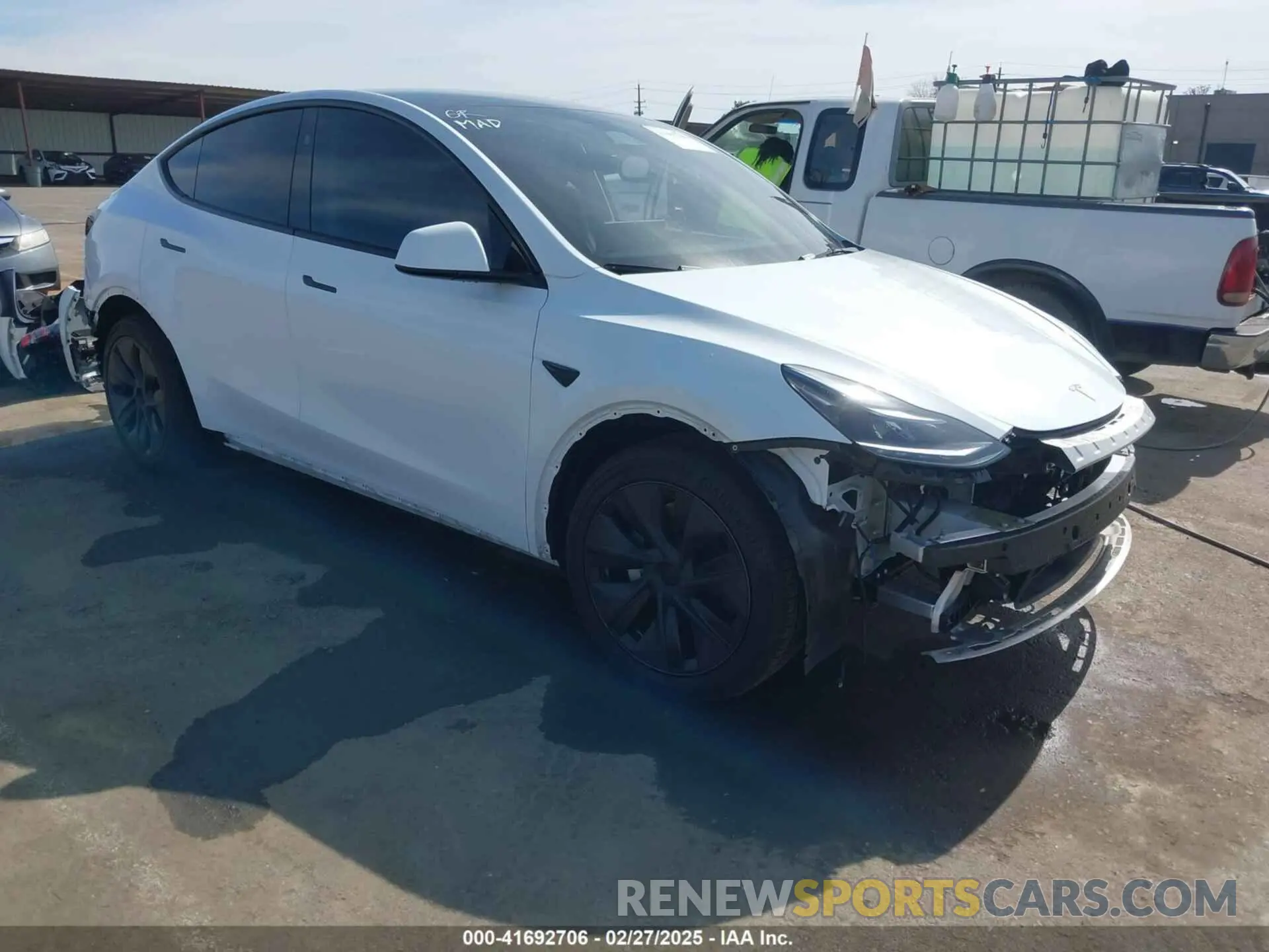 1 fotografías del automóvil dañado 7SAYGDEE8RF161370 TESLA MODEL Y 2024