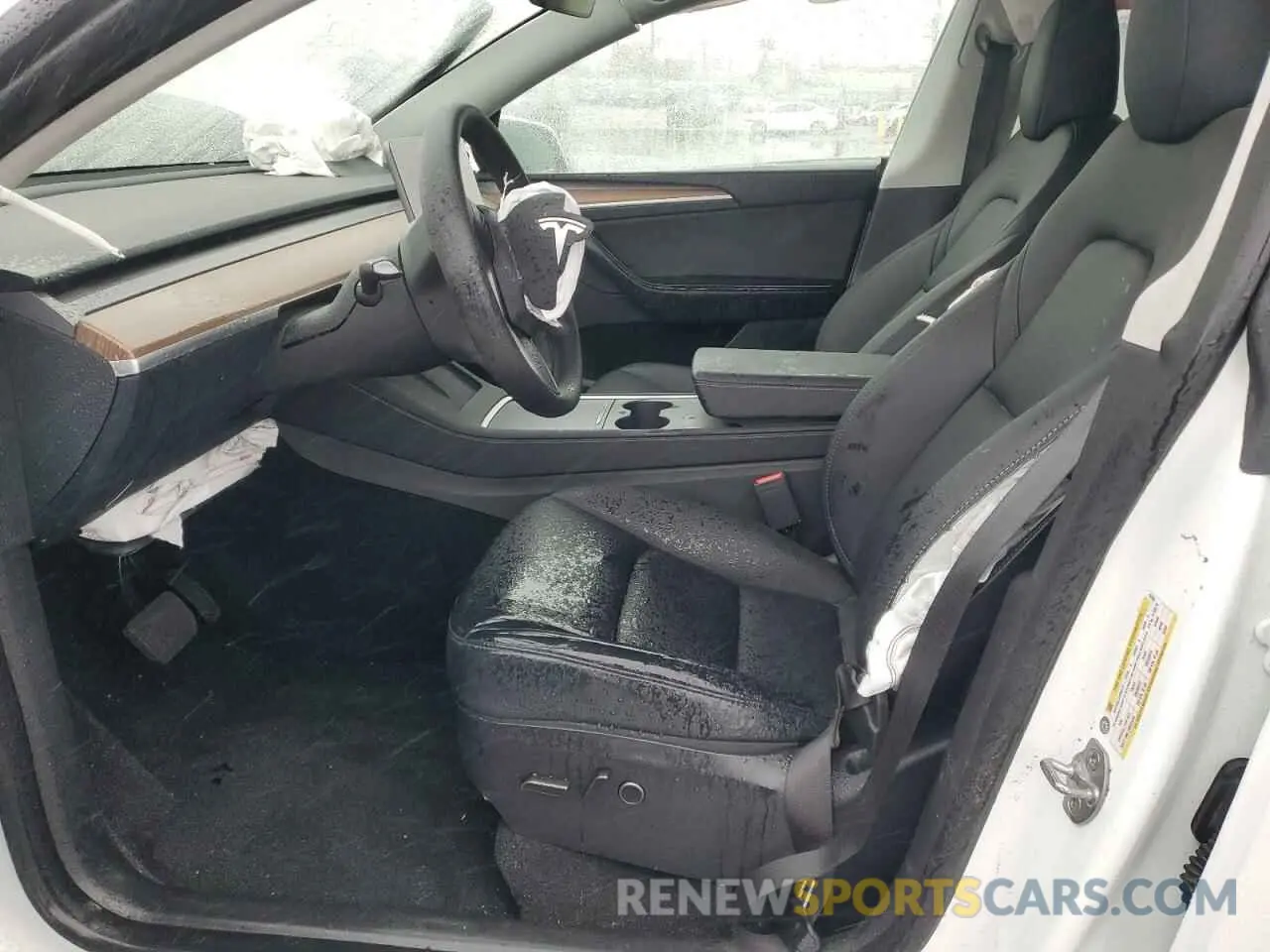 7 fotografías del automóvil dañado 7SAYGDEE8RF167265 TESLA MODEL Y 2024