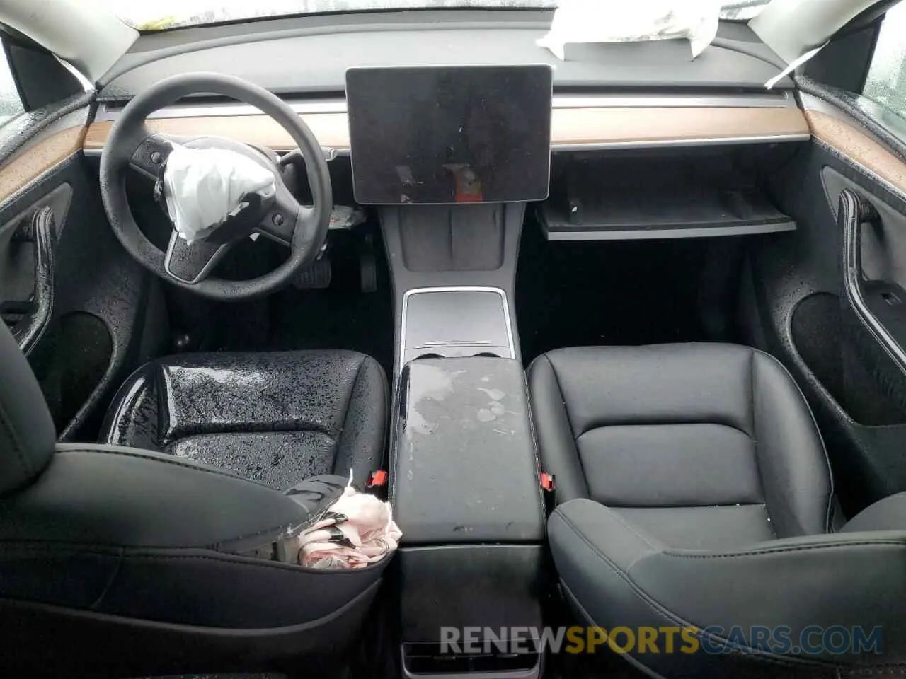 8 fotografías del automóvil dañado 7SAYGDEE8RF167265 TESLA MODEL Y 2024