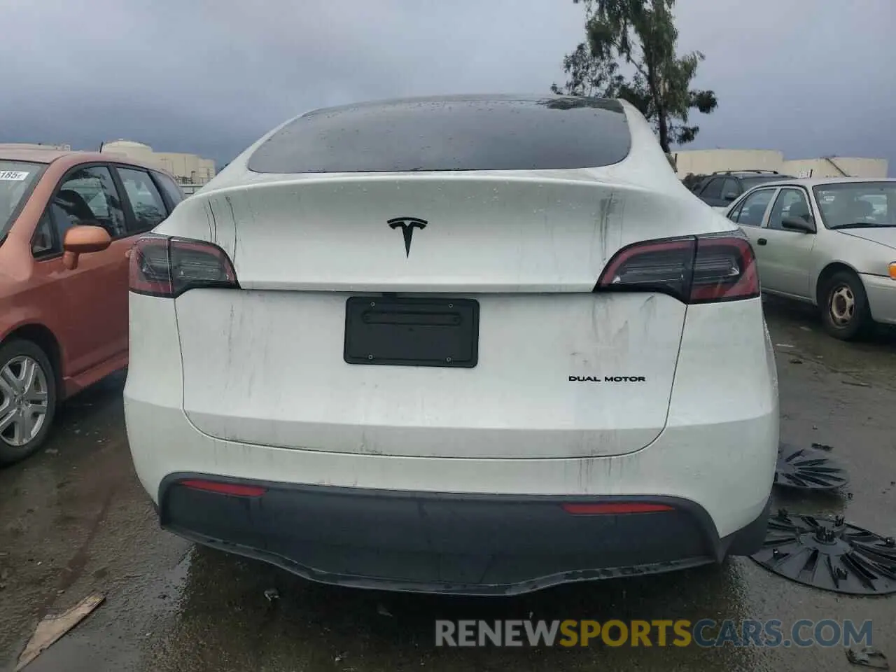 6 fotografías del automóvil dañado 7SAYGDEE8RF184292 TESLA MODEL Y 2024