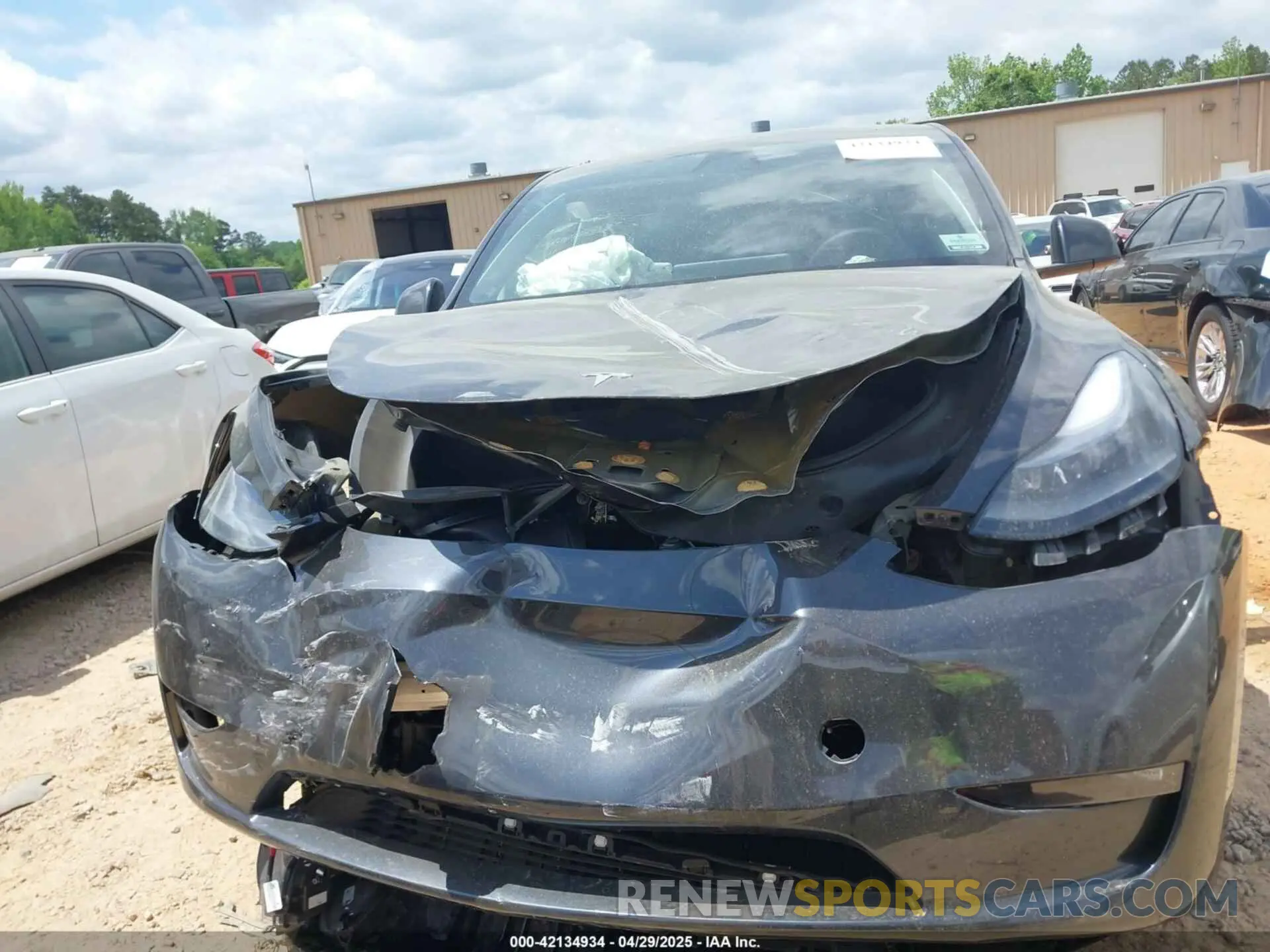 6 fotografías del automóvil dañado 7SAYGDEE8RF988950 TESLA MODEL Y 2024