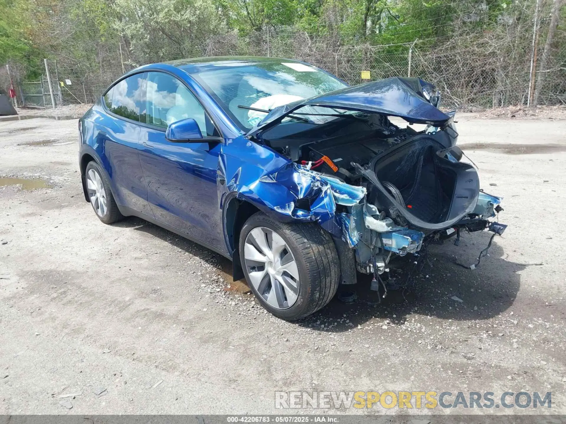 1 fotografías del automóvil dañado 7SAYGDEE9RA219631 TESLA MODEL Y 2024