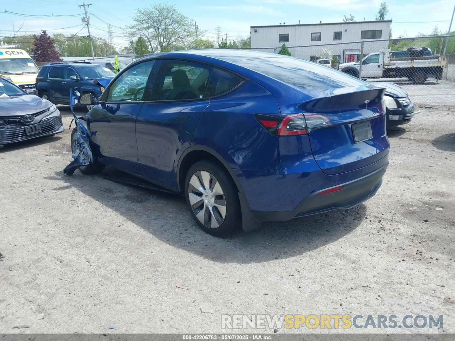 3 fotografías del automóvil dañado 7SAYGDEE9RA219631 TESLA MODEL Y 2024