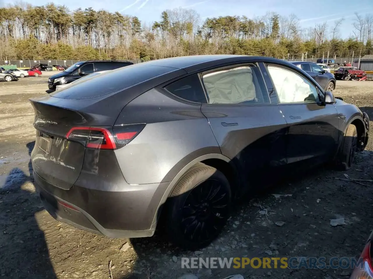 3 fotografías del automóvil dañado 7SAYGDEE9RA222948 TESLA MODEL Y 2024